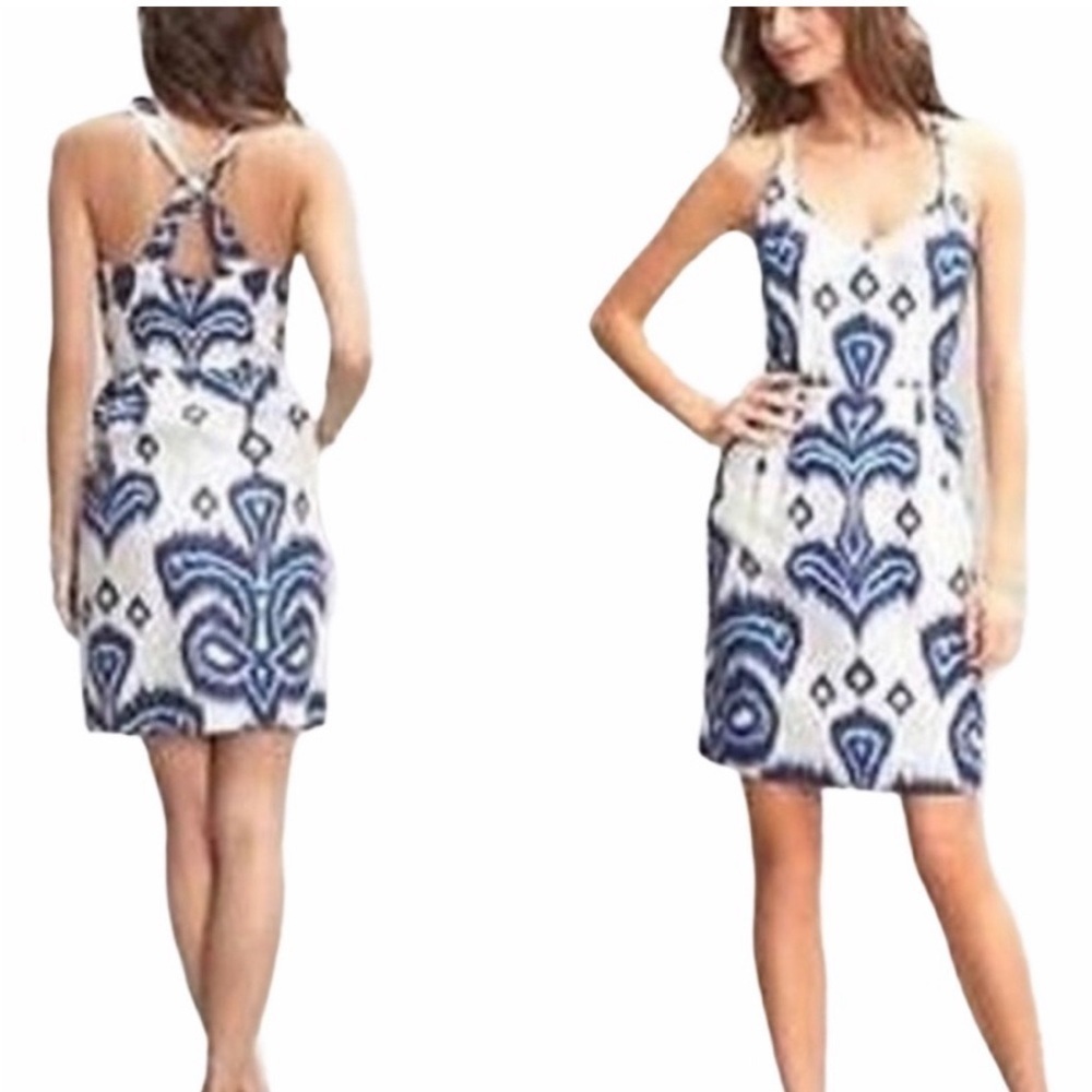 Banana Republic Silk Tye Dye Dress - Picture 4 of 12
